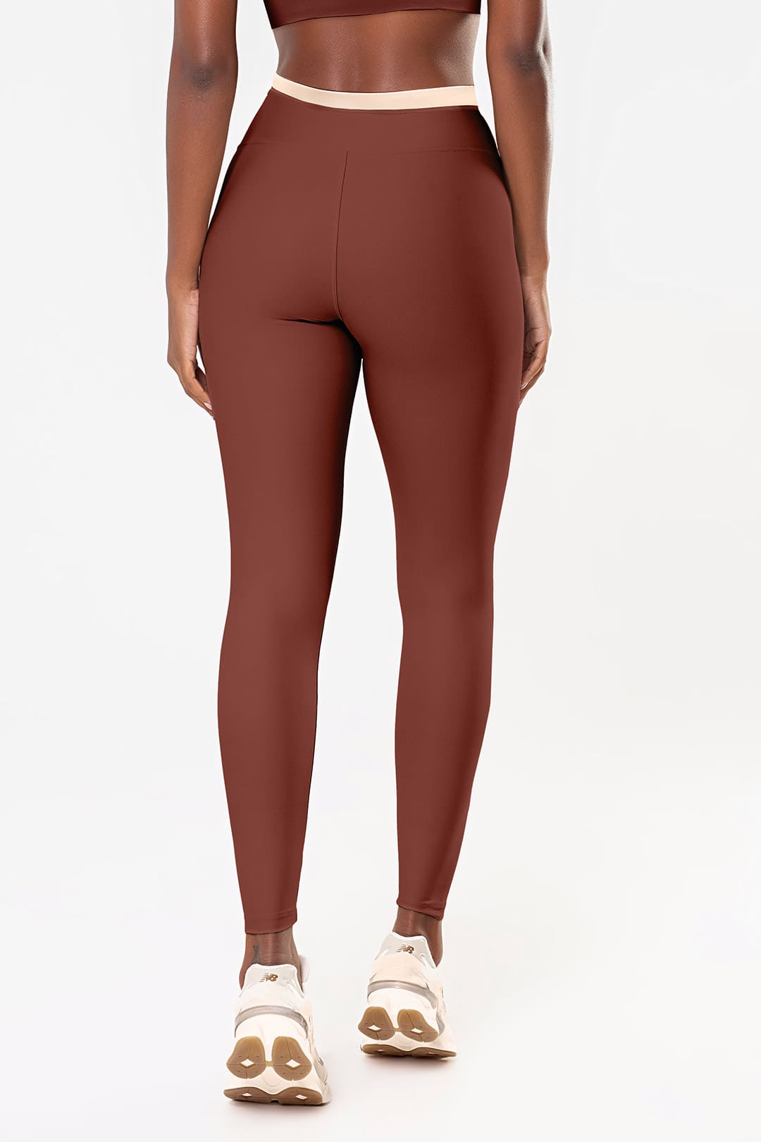 Legging Amarilis Marrom / Cream — foto 2