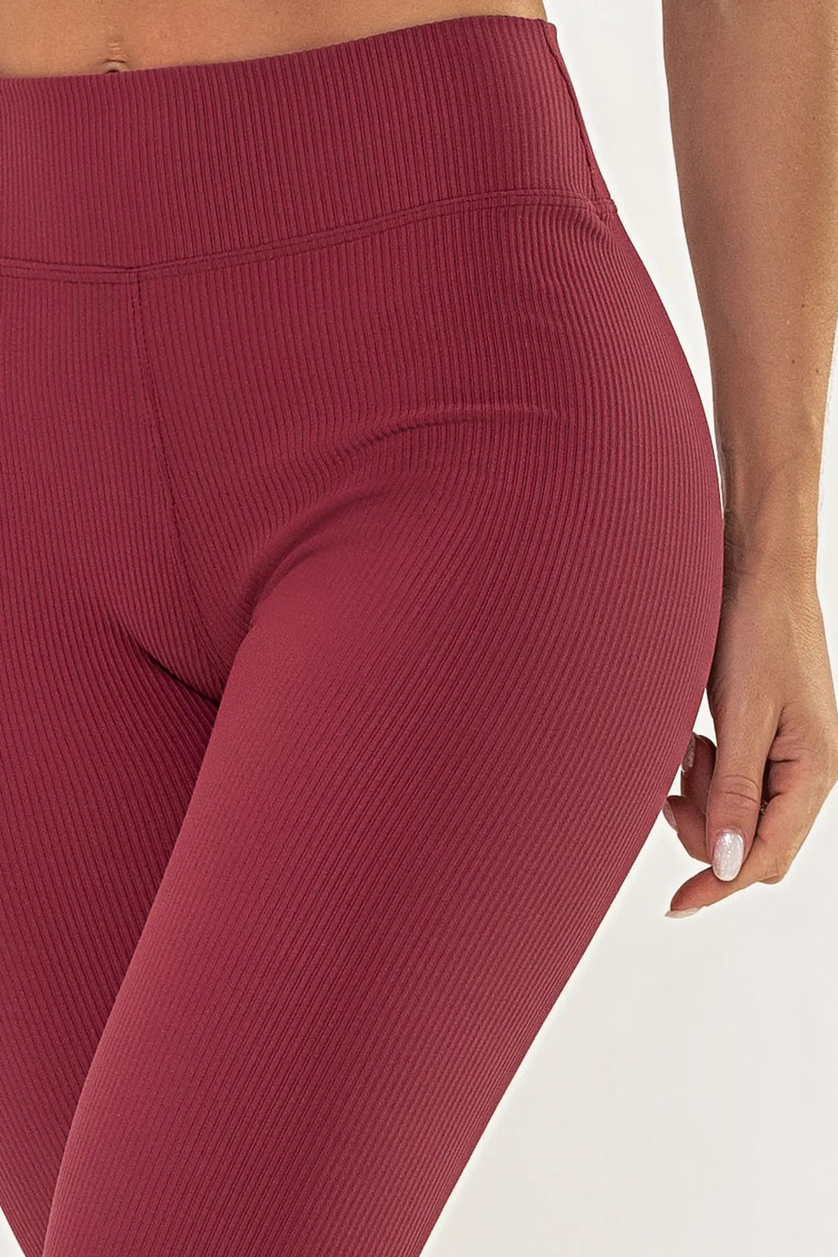 Legging Perpétua Cranberry Canelado — foto 3