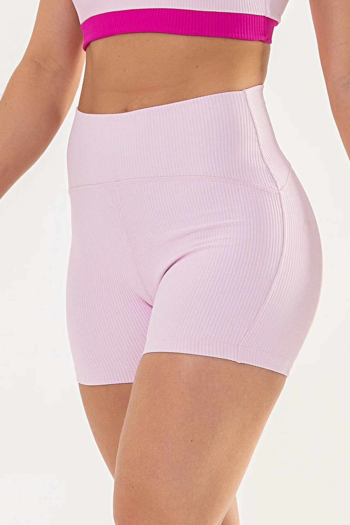 Shorts Lótus Rosa Cand Canelado — foto 1