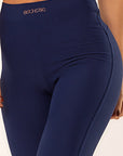 Legging Peônia Azul Marinho Canelado — foto 3