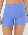 Shorts Peônia Azul Cerúleo Canelado — foto 1