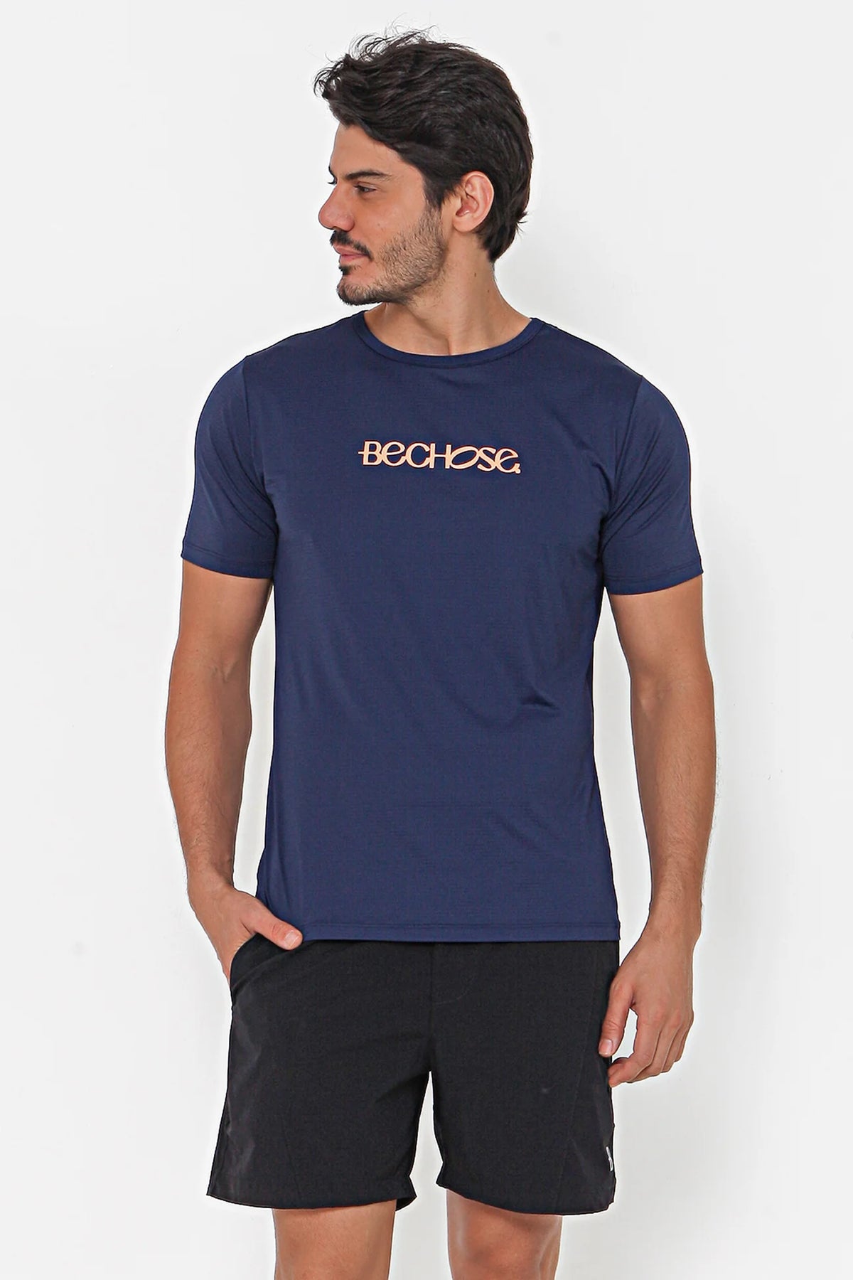Camiseta Dry Bchose Marinho / Laranja — foto 1