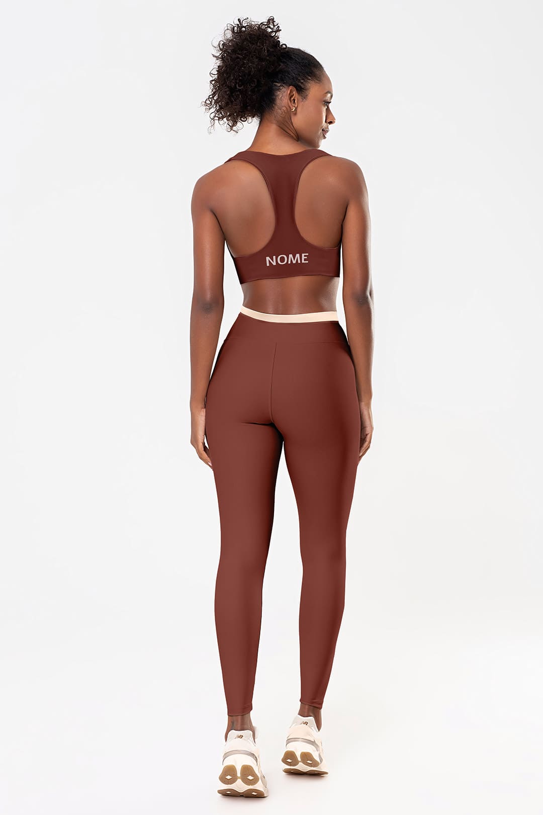 Legging Amarilis Marrom / Cream — foto 6