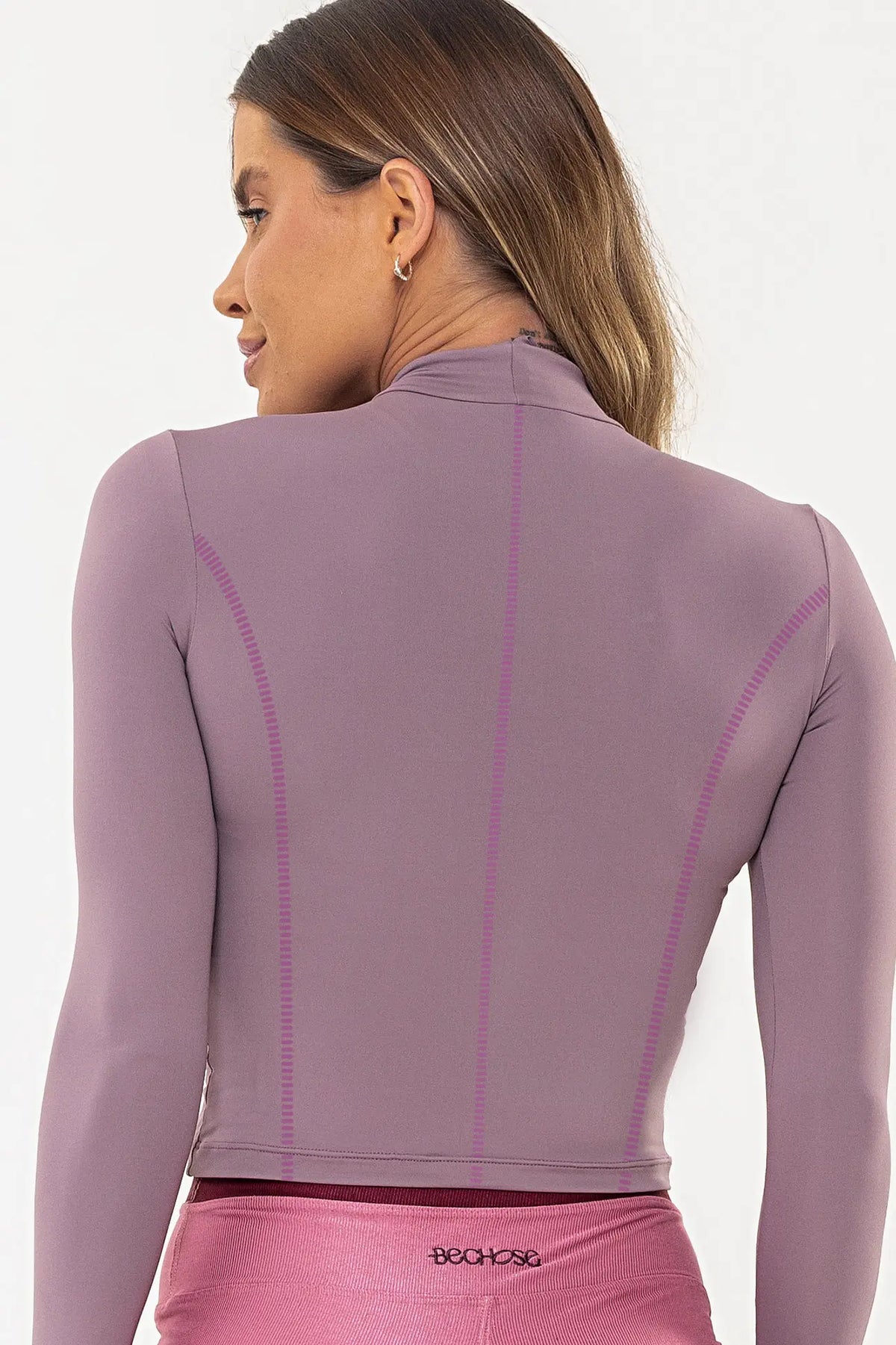 Blusa Margarida Rosa Satin — foto 2
