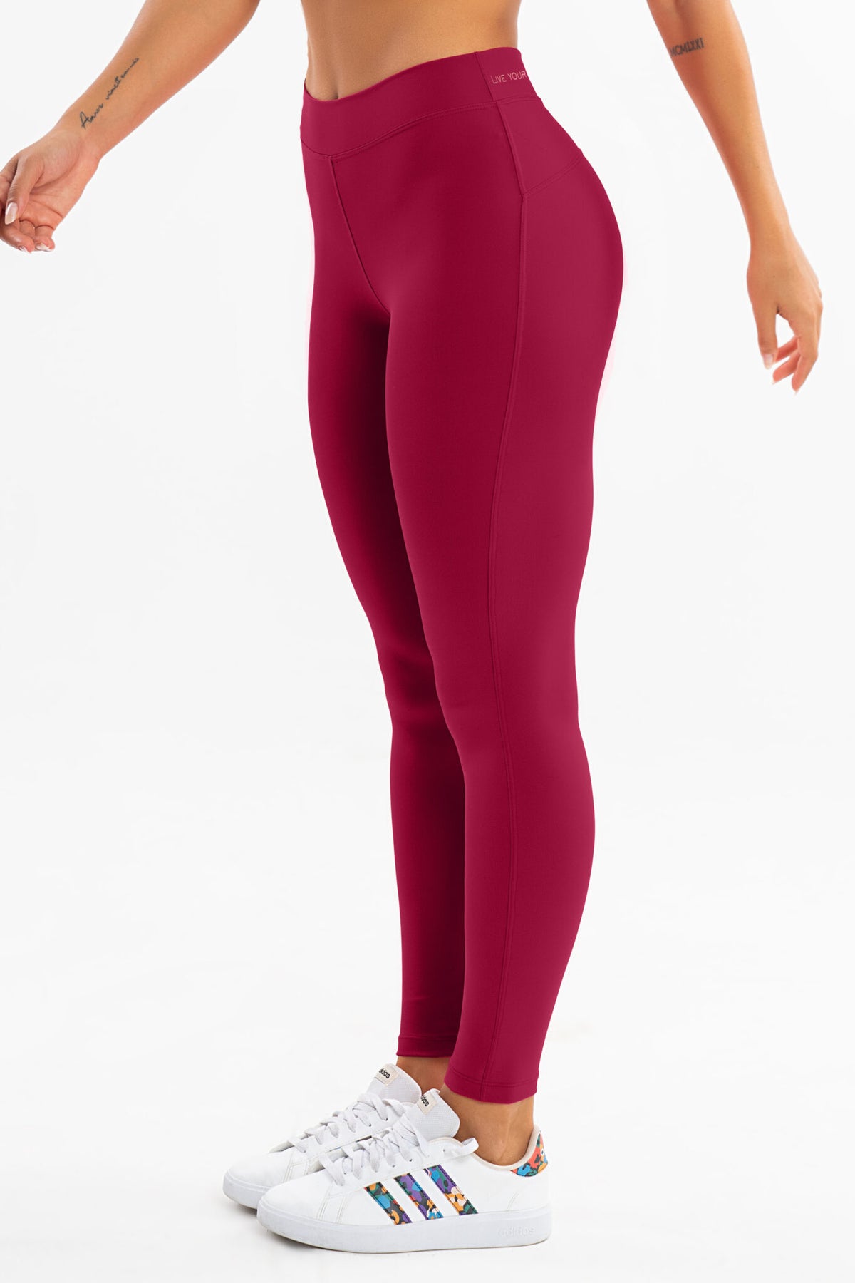 Legging Peônia Bordô — foto 3
