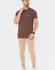 Camiseta Casual Tech Marrom — foto 6