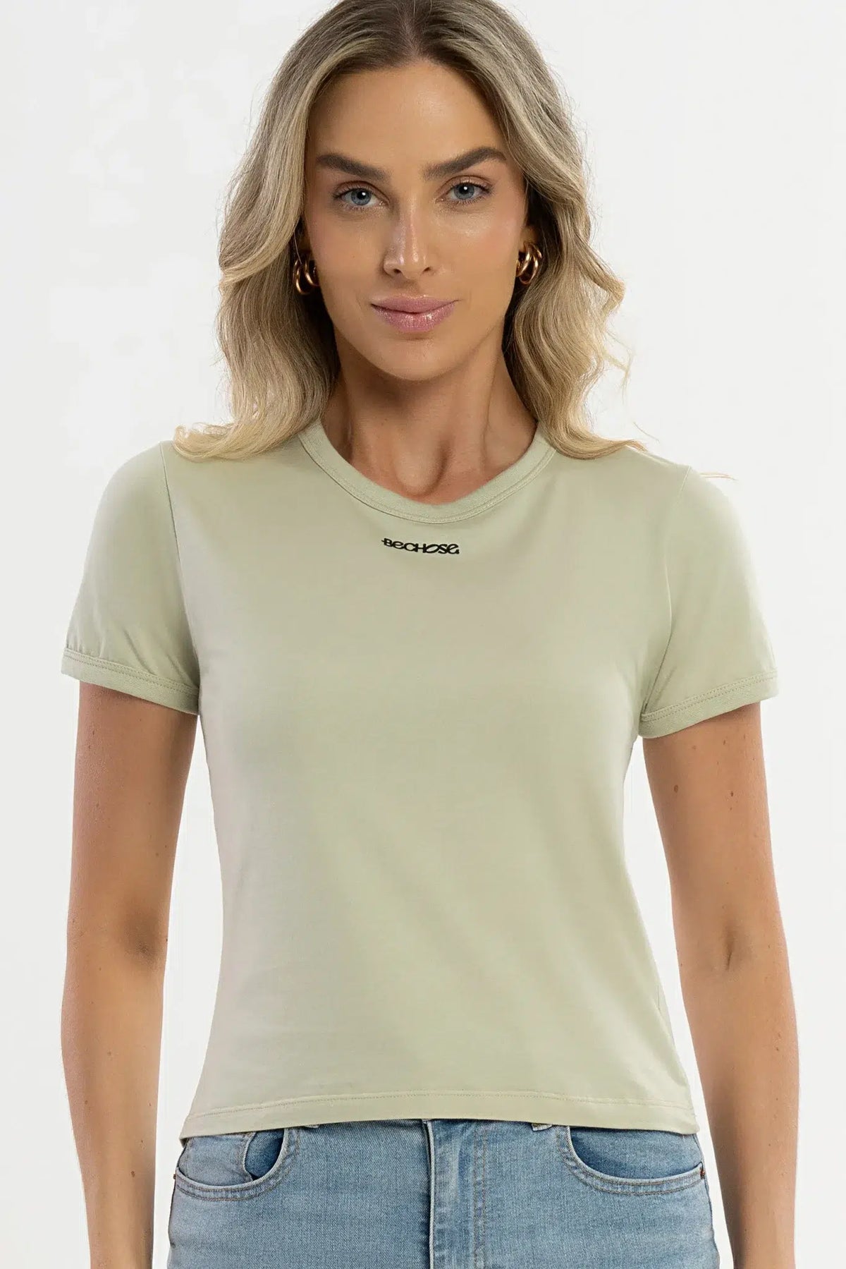Blusa Pima Dália Moss Gray — foto 1
