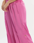 Calça Dália Rosa Acetinado — foto 3