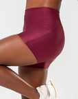 Shorts Lótus Bordô Glow — foto 4