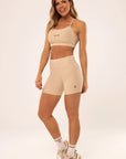 Shorts Lótus 2.0 Cream Canelado — foto 5