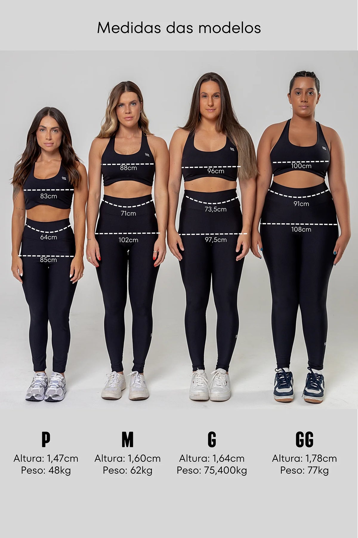 Legging Perpétua 6" Preto Absoluto — foto 7