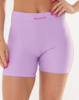 Shorts Peônia Lilás Canelado — foto 1