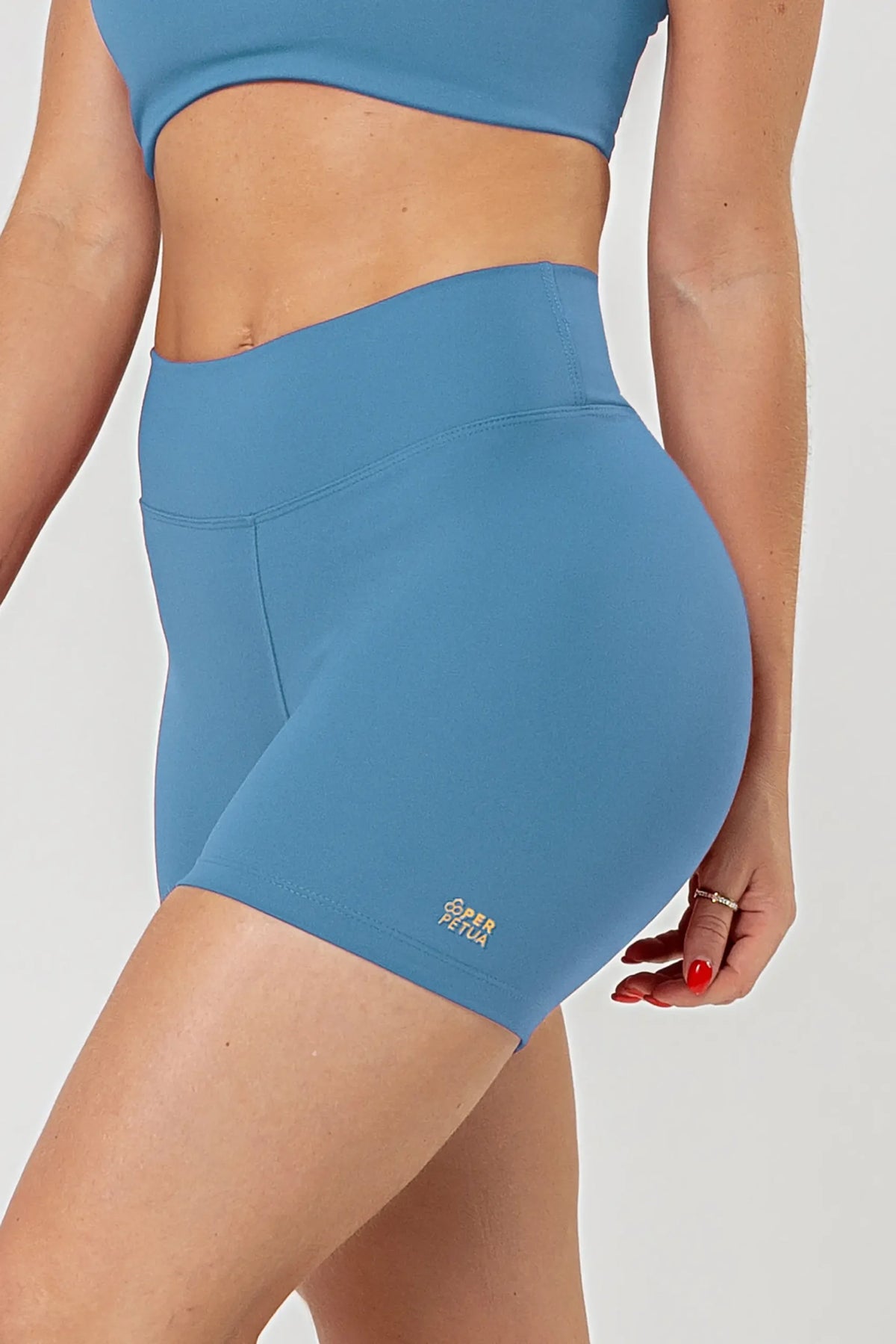 Shorts Perpétua 4" Azul Jeans — foto 5