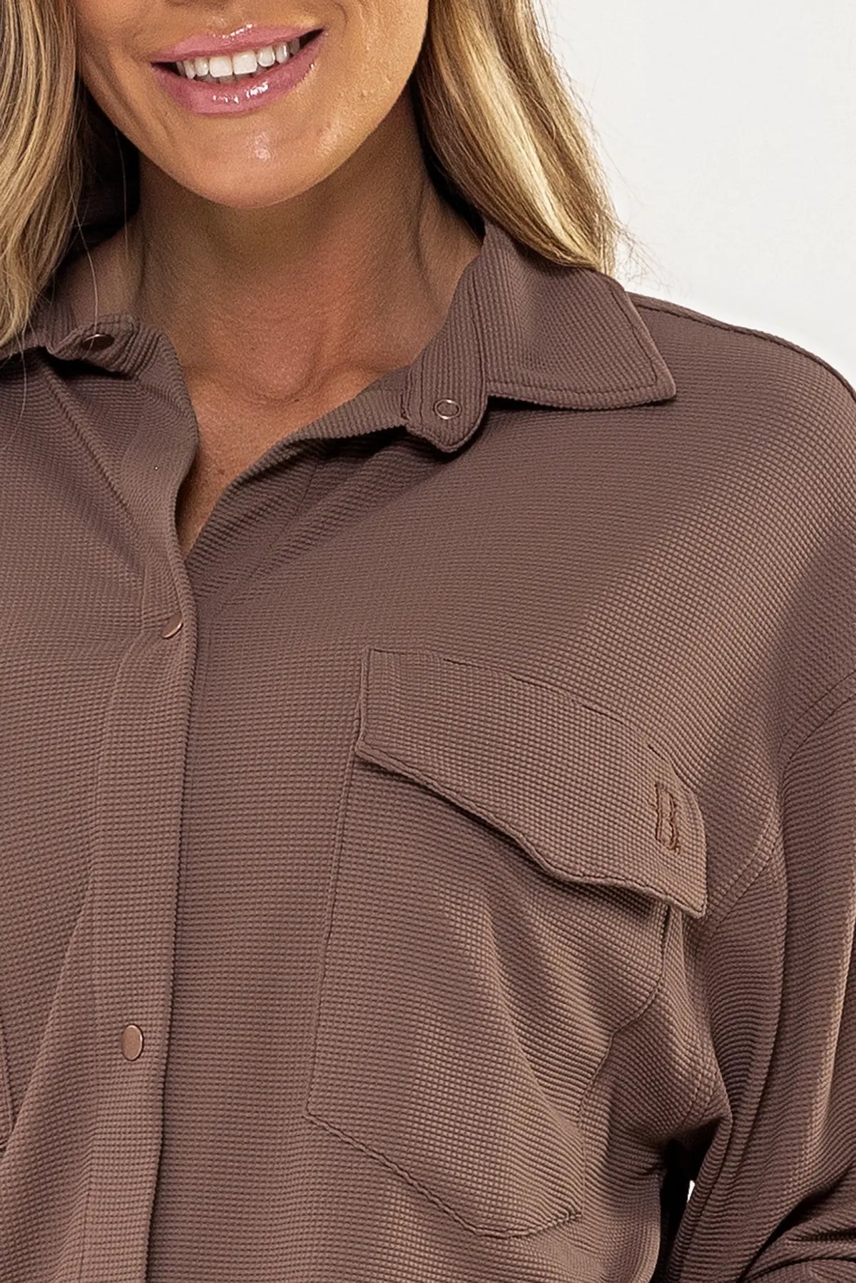 Camisa Violeta Marrom — foto 3