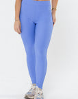 Legging Peônia Azul Cerúleo Canelado — foto 1