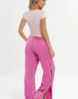 Calça Dália Rosa Acetinado — foto 6