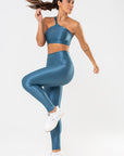 Legging Peonia Azul Jeans Glow — foto 4