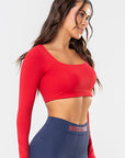Cropped Lótus Vermelho College — foto 3