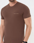 Camiseta Casual Tech Marrom — foto 5