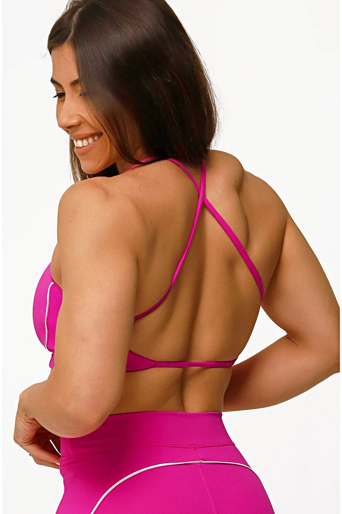 Top Bella Pink / Branco — foto 2
