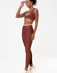 Legging Amarilis Marrom / Cream — foto 5