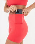 Shorts Hibisco Vermelho Goiaba — foto 1