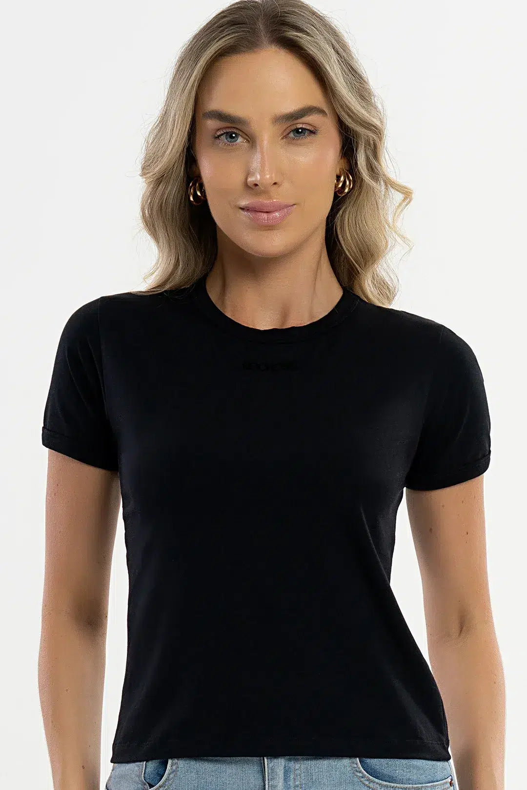 Blusa Pima Dália Preto — foto 1