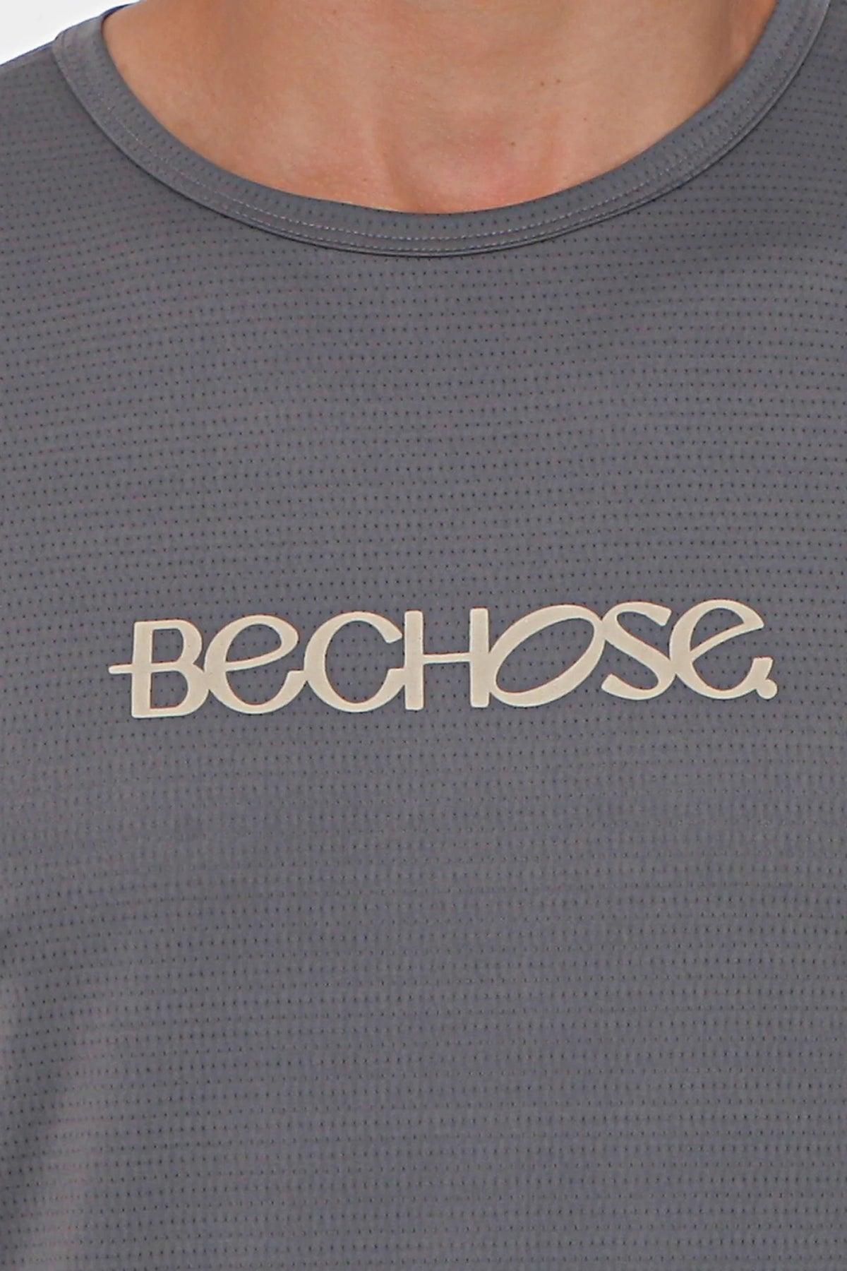 Camiseta Dry Bchose Chumbo / Bege — foto 3