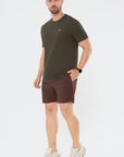 Camiseta Casual Tech Verde Militar — foto 6