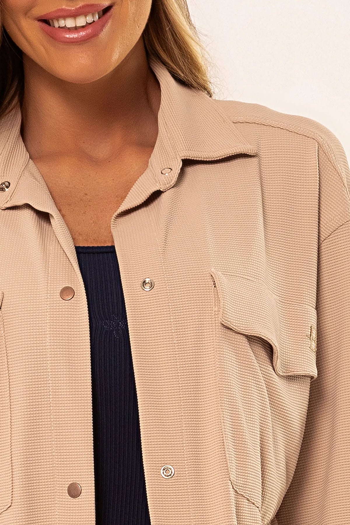 Camisa Violeta Cream — foto 3