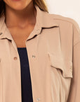 Camisa Violeta Cream — foto 3