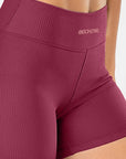 Shorts Perpétua Cranberry Canelado — foto 3