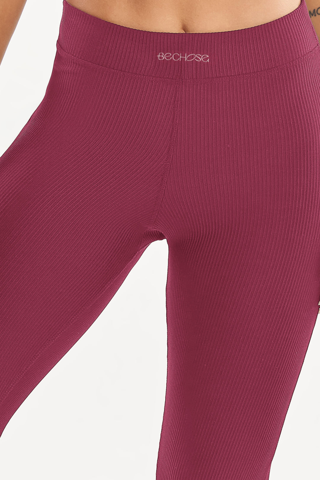 Legging Peônia Cranberry Canelado — foto 3