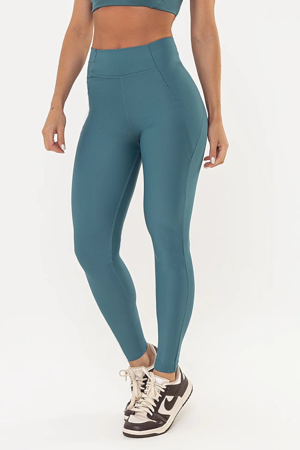 Legging Hibisco Verde Pavão — foto 4