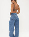 Calça Barrel Abelha Jeans — foto 10