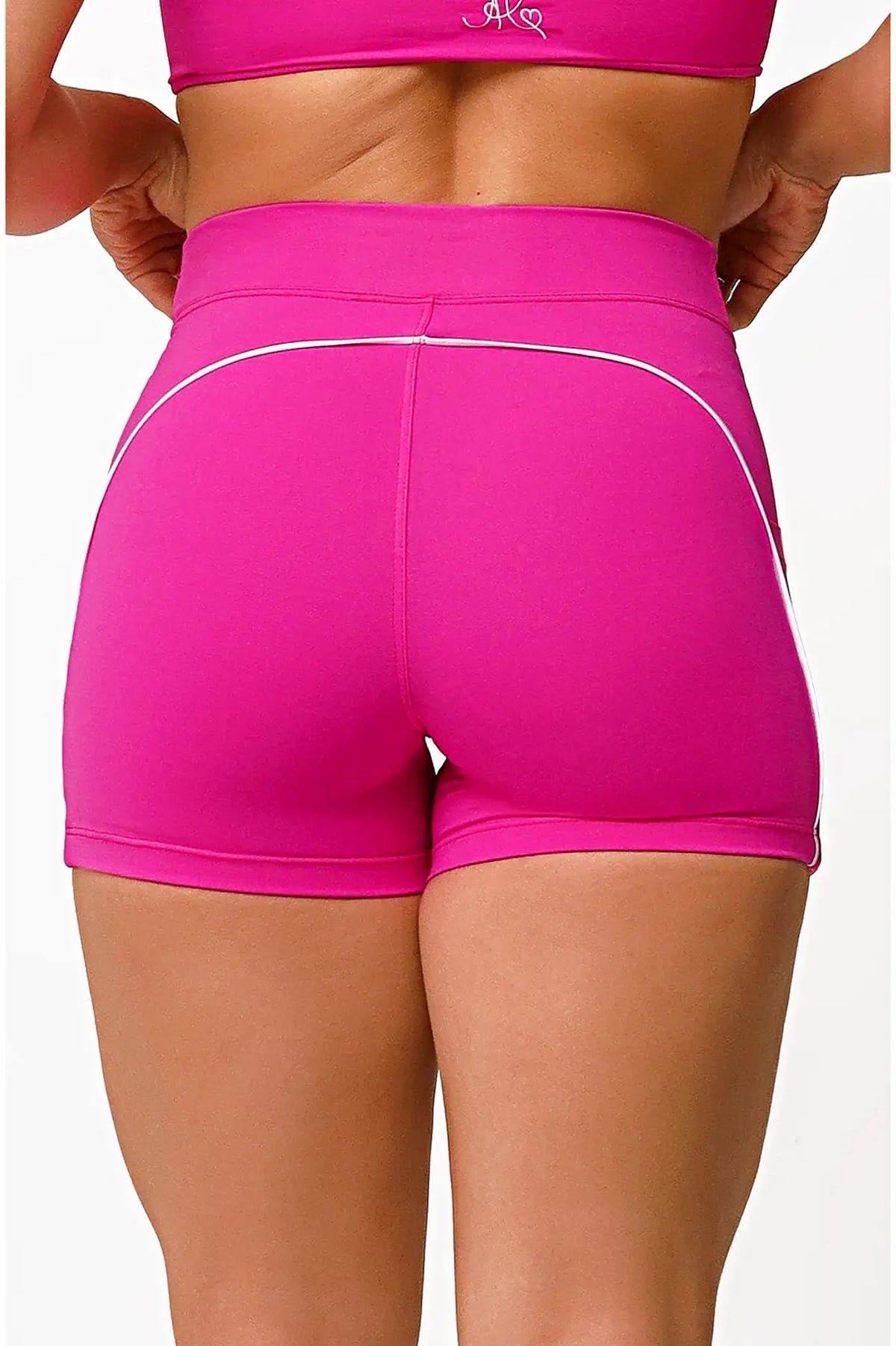 Shorts Aurora Pink / Branco — foto 2