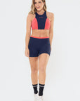Shorts Amarilis Azul Marinho / Vermelho Goiaba — foto 6