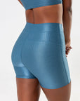 Shorts Peonia Azul Jeans Glow — foto 2