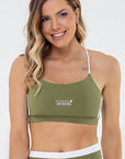 Top Violeta Verde / Branco — foto 1