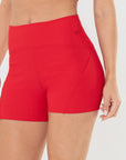 Shorts Lótus 2.0  Vermelho Scarlet Canelado — foto 4
