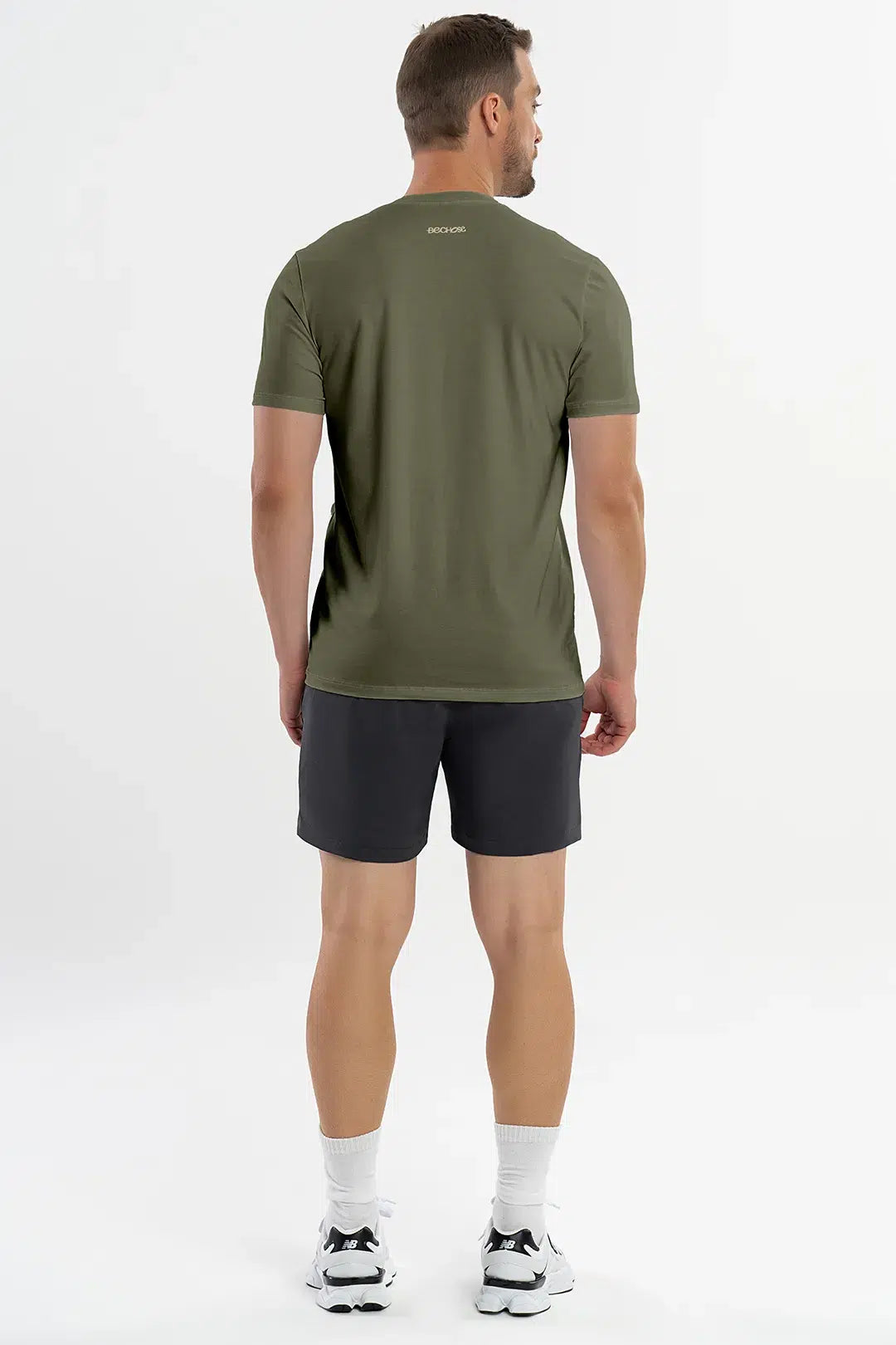 Camiseta Pima Carvalho Verde Croco — foto 7