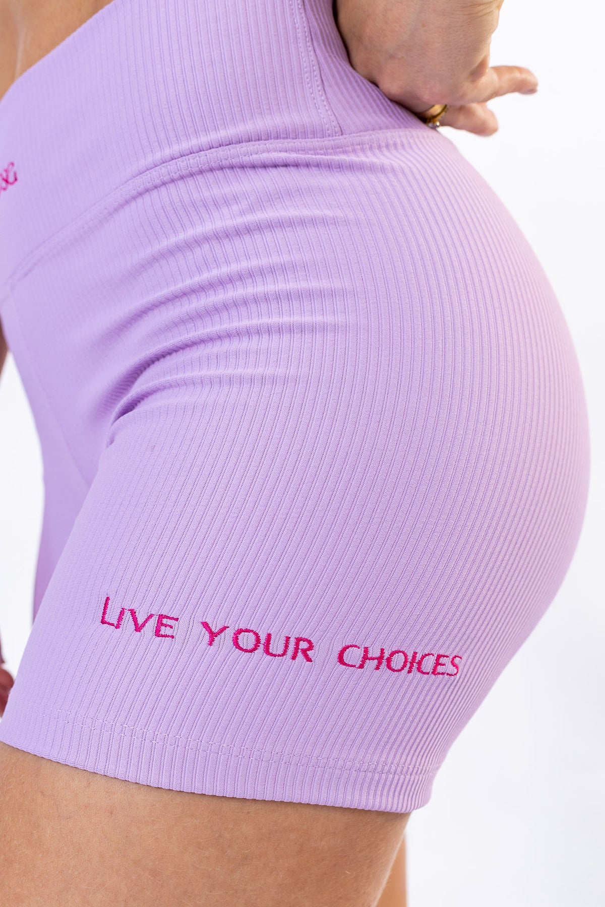 Shorts Perpétua Lilas Canelado — foto 3