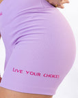 Shorts Perpétua Lilas Canelado — foto 3