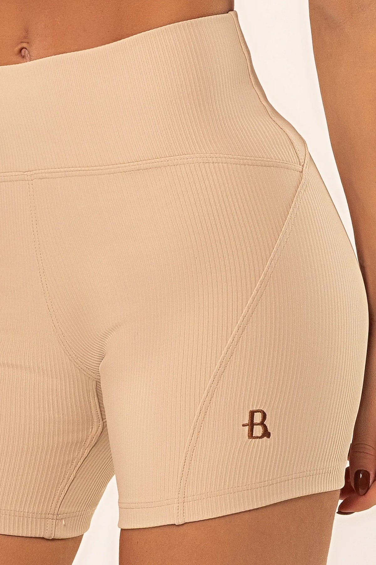 Shorts Lótus 2.0 Cream Canelado — foto 3