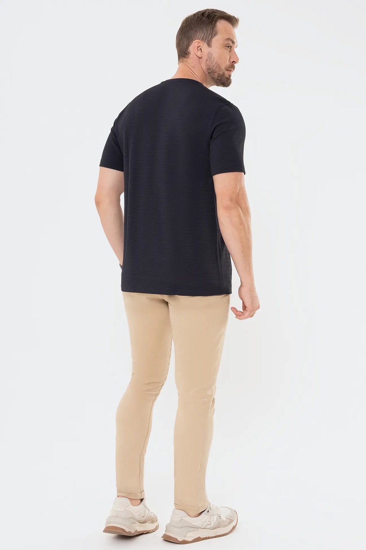 Camiseta Casual Tech Preto — foto 6