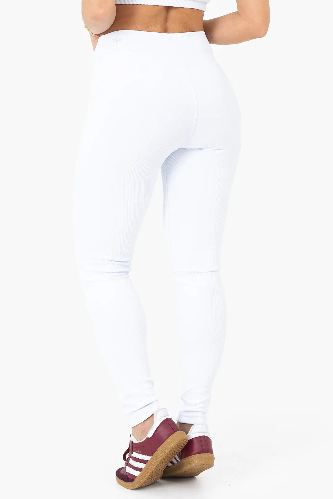 Legging Peônia Branco Canelado — foto 2