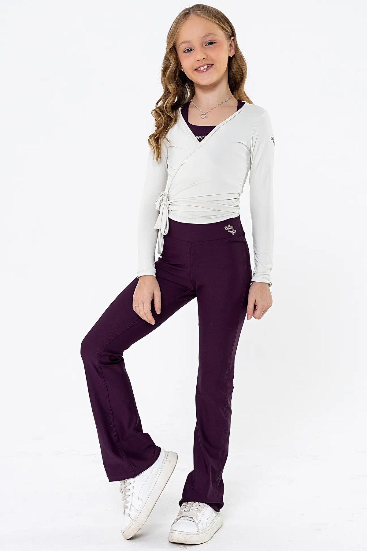 Blusa Orquídea Infantil Cream — foto 6