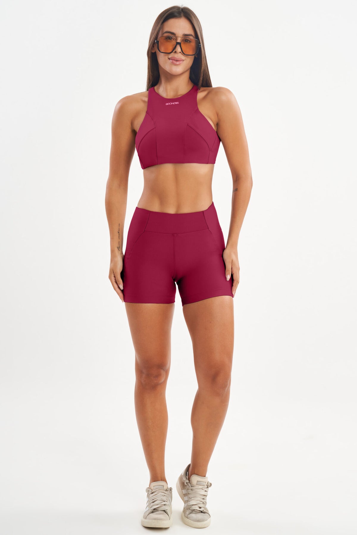 Top Hibisco Bordô — foto 5