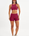 Top Hibisco Bordô — foto 5