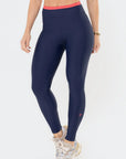 Legging Amarilis Azul Marinho / Vermelho Goiaba — foto 1